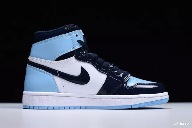UNC   Leather Patent Air Chill 5415 Jordan Trendsetting CD0461- 1 Blue 336 0630